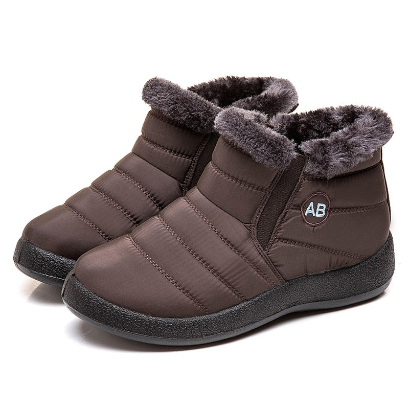 Bottines antiderapantes d'hiver pour femmes - Chaussure Ideale