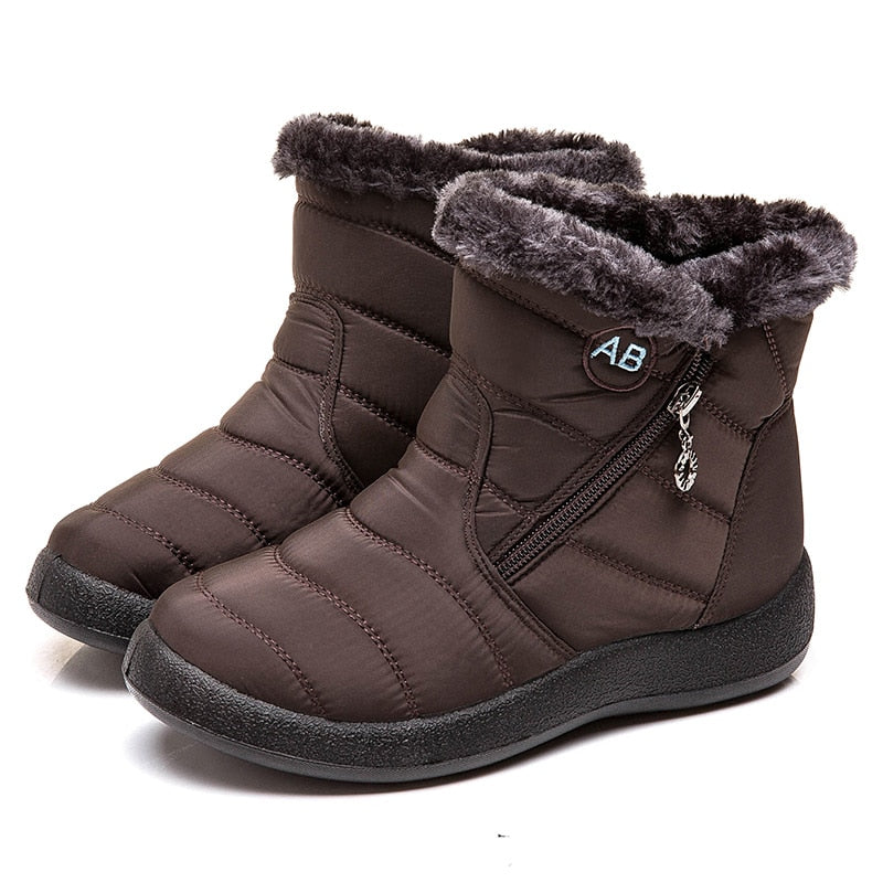 Bottines antiderapantes d'hiver pour femmes - Chaussure Ideale