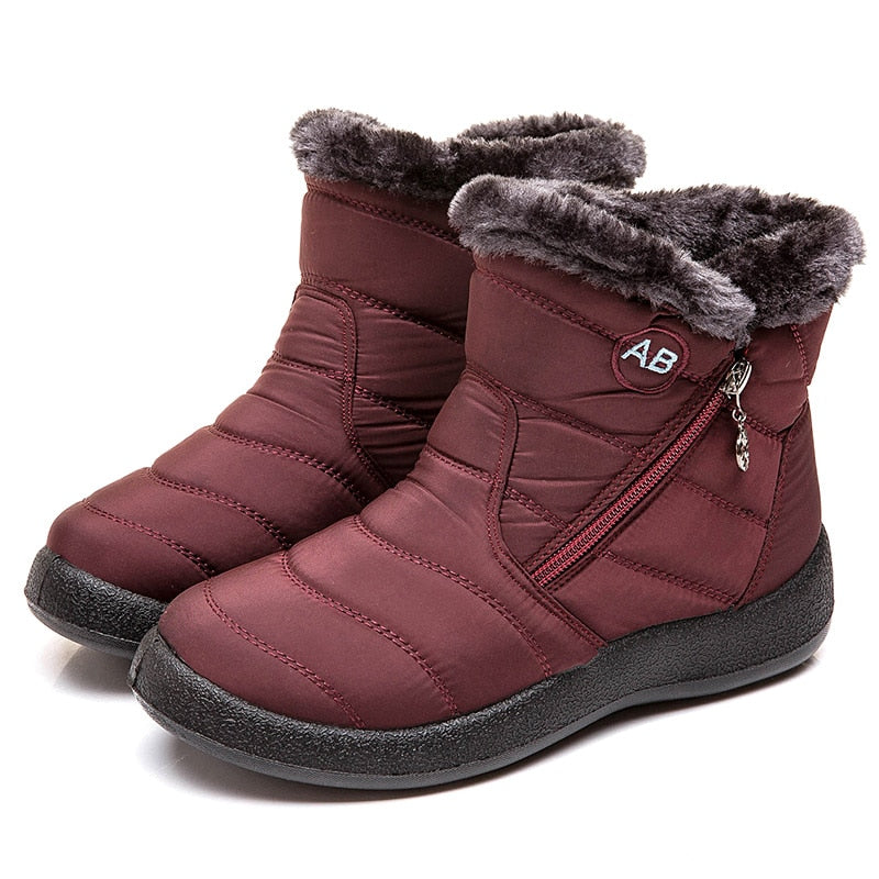 Bottines antiderapantes d'hiver pour femmes - Chaussure Ideale