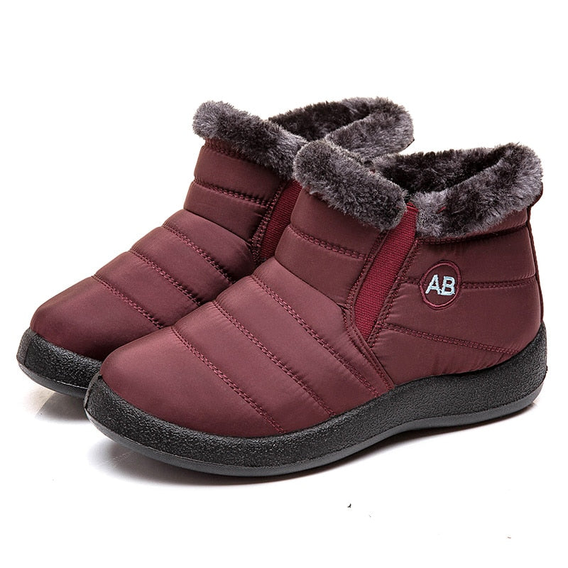 Bottines antiderapantes d'hiver pour femmes - Chaussure Ideale