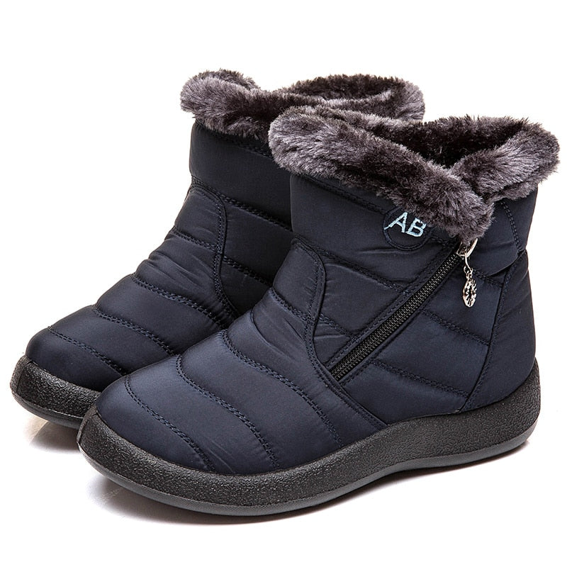 Bottines antiderapantes d'hiver pour femmes - Chaussure Ideale