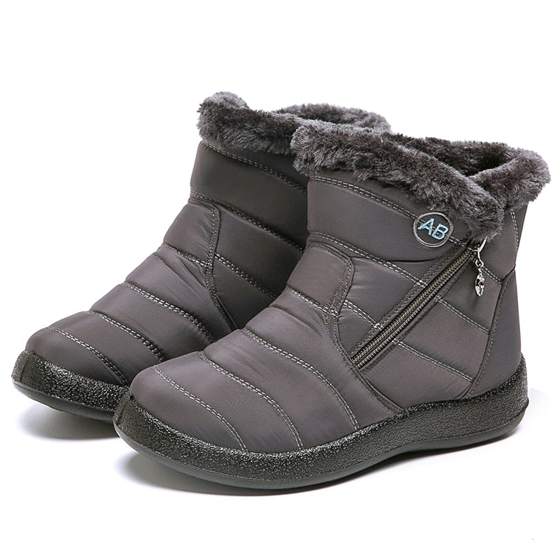 Bottines antiderapantes d'hiver pour femmes - Chaussure Ideale